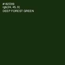 #182D09 - Deep Forest Green Color Image